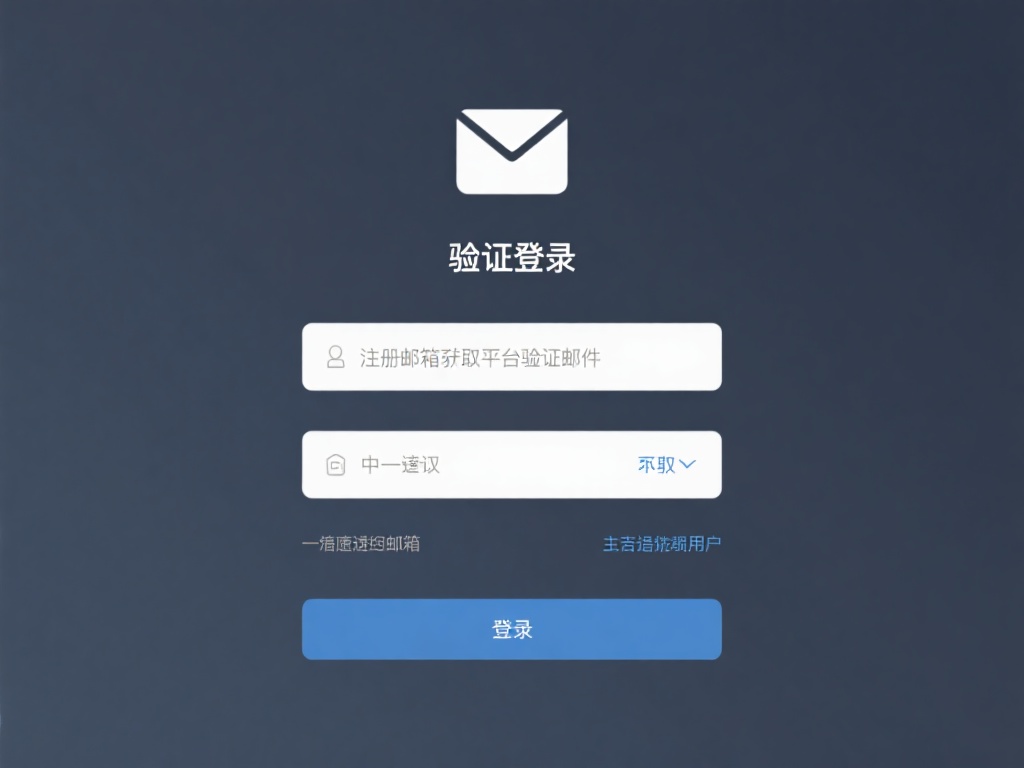 邮箱验证登录：通过注册邮箱获取平台验证邮件后进行激