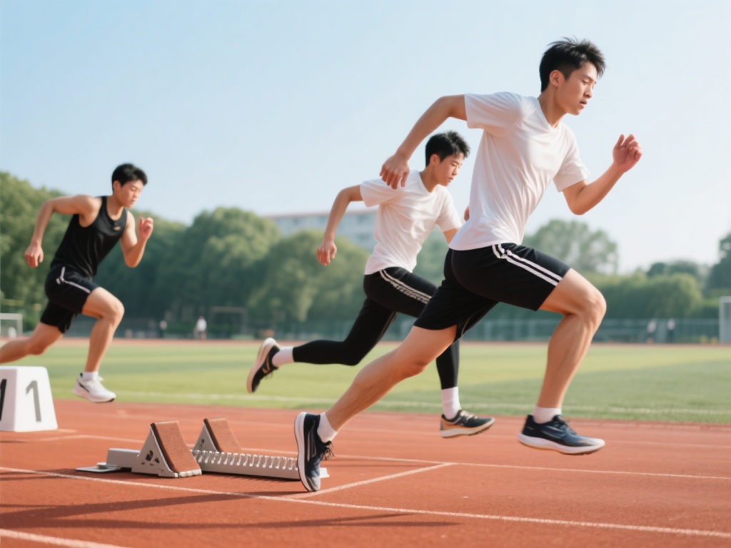 跑步训练：冲刺稳中有升
跑步项目是多数考生的难点